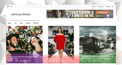 Desktop Screenshot of lifelovedream.com